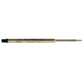 Waterman Black Medium Point Ballpoint Pen Refill (4-Pack)