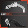 A-Premium Automatic Transmission Oil Cooler Line Hose Assembly Compatible with