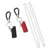 2 Set Spring Clip Keychain Aluminum Alloy Key Ring Key