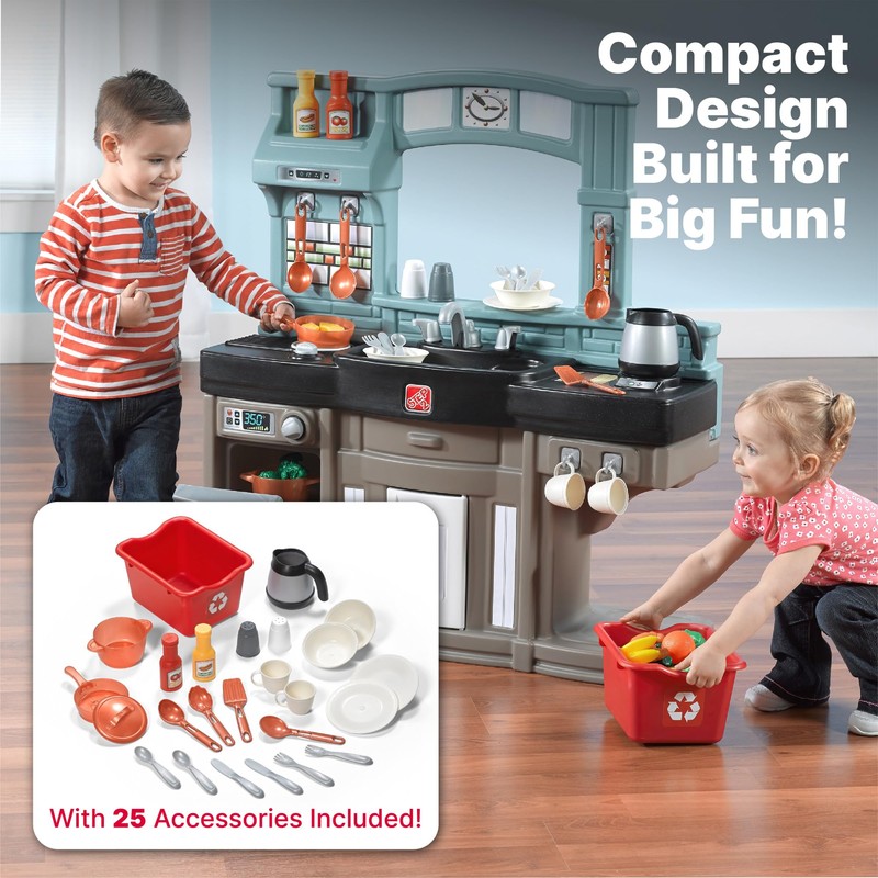 Step2 Best Chefs Kids Kitchen Playset, Indoor/Outdoor Kitchenette, Interactive Play