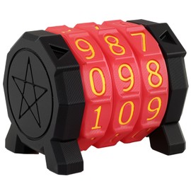 MTG Life Counter Wheel Health Tracker Gradient Game Counter for Board Game Compatible Table top Games with Magic Card Game Accessories CCG Creature Stats (Red)