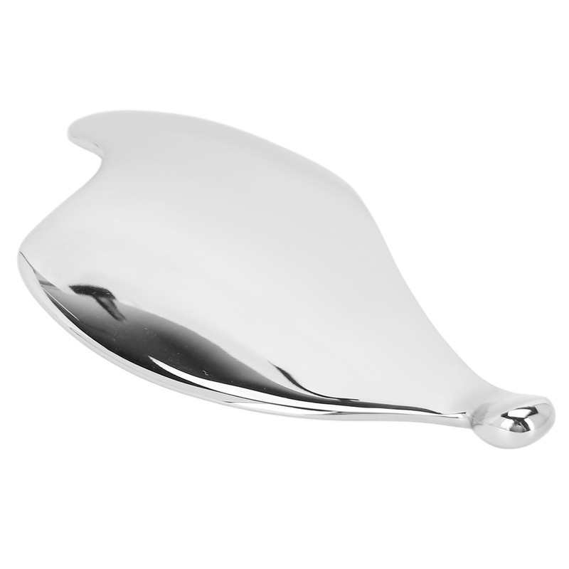 Stainless Steel Gua Sha Board Puffiness Reduction Lymphatic Drainage Heart