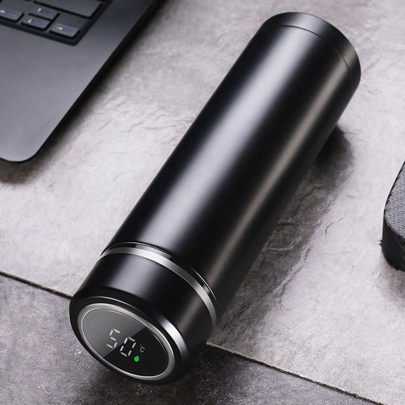 316 Stainless Steel Vacuum Flask with Temperature Display Water Bottle