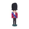 Dregeno Seiffen 024/002 Nutcracker, Wood, Brite rot-schwarz, 15cm