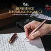 Wordsworth & Black Luxury Fountain Pen - Stunning Brushed Copper