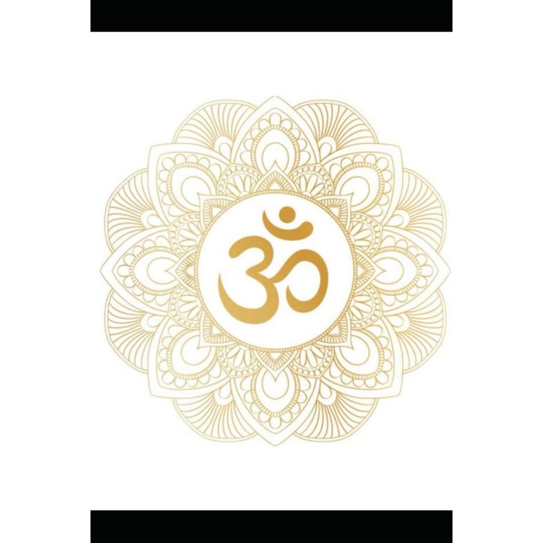 notebook with Om symbol cover paperback, 120 pages, beautiful interior