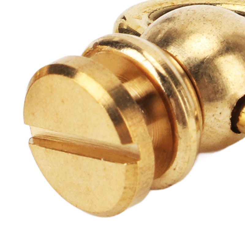 12 Sets D Ring Stud Screw Gold Brass Metal Plating