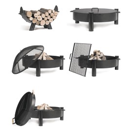 Cook King Outdoor Fire Bowl Haiti - 32 inches - Handmade, Steel