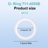 BOXOB 4pcs O-Ring 711-4030B Replacement, 2" Rubber Spa Hot Tub