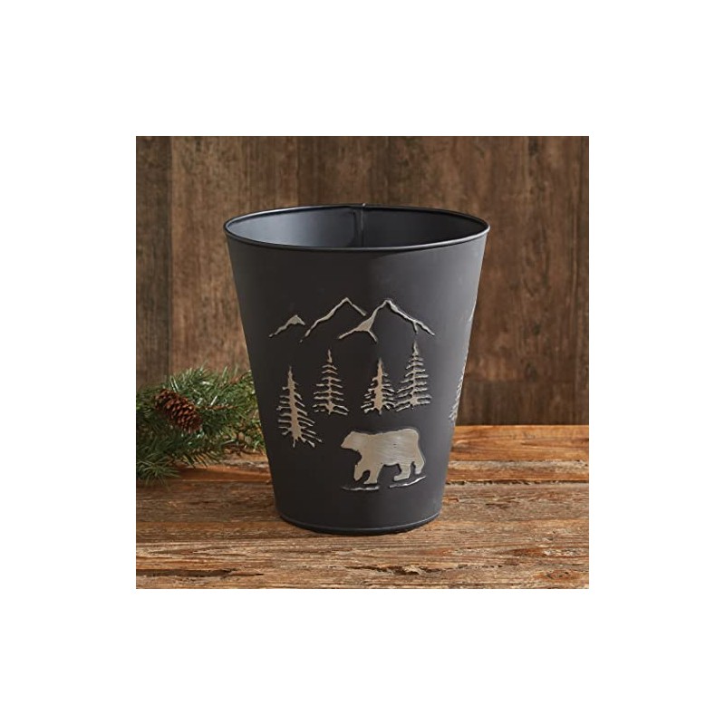 Park Designs Black Bear Waste Basket