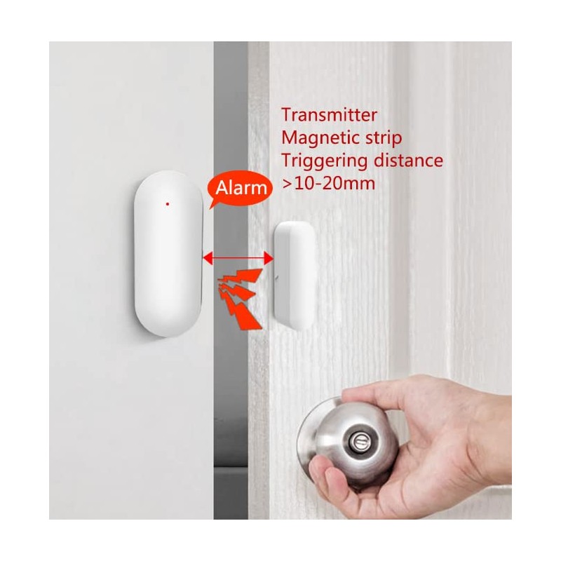 UanTii Tuya WiFi Smart Door Window Alarm Sensor Open Closed