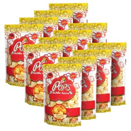 Pop's Kettle Korn- Savory Cheddar | 12-Pack Savory Cheddar - Gluten-Free, Whole Grain, Hand-Popped