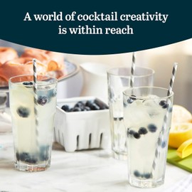 Libbey Gibraltar Drinking Glass Drinking Cup Set, Iconic Heavy Base Bar Glassware Thick Drinking Glasses Set of 12, 16-Ounce Glass Tumbler