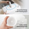 carrotez Split-Design Small Dish Drying Rack, Space-Saving Dish Drainer for