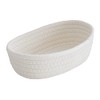 QUINTRA Braided Baskets, Empty Tiny Storage Baskets, Cotton Rope Baskets,