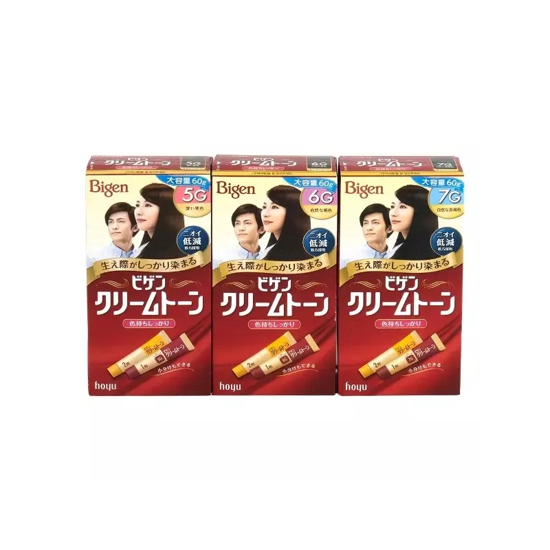 Vigen 비겐 크림톤 7G 자연흑갈색 60g 2개 [자연갈색 6G 2개]