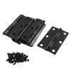 Augiimor 6Pcs Small Folding Butt Hinges, 76 x 50 x