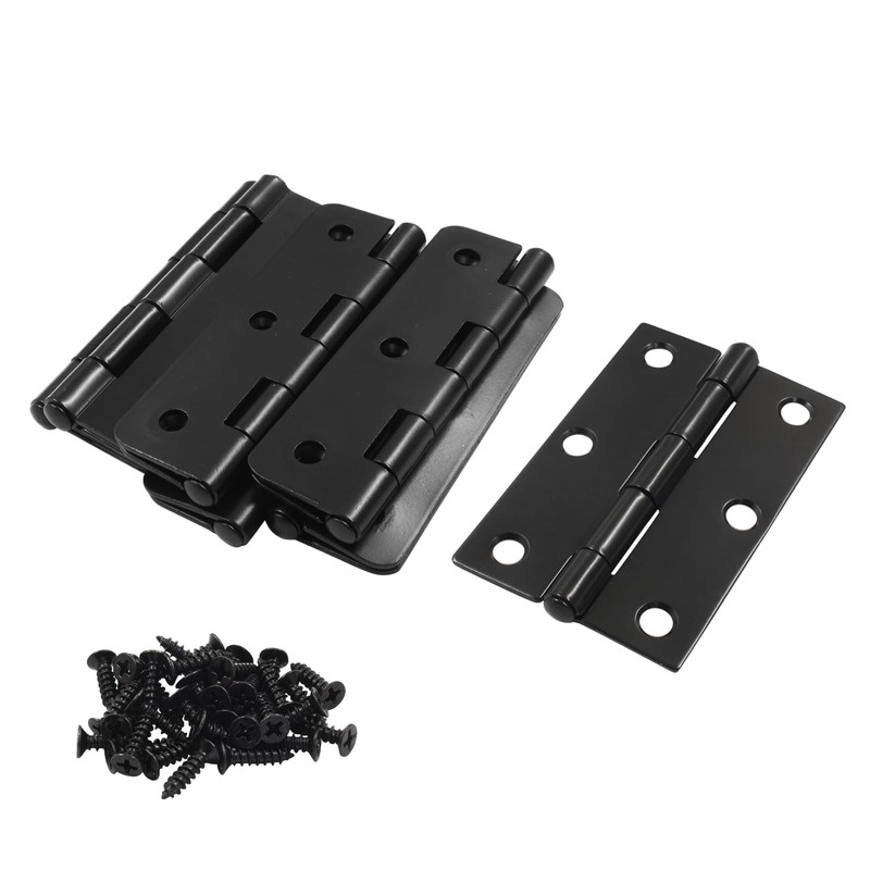 Augiimor 6Pcs Small Folding Butt Hinges, 76 x 50 x