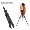 Retractable Head Model Tripod Aluminum Alloy Mannequin Head Stand for