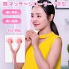 ポクミル 美顔マッサージローラー Y字型 顔ツボ マッサージャー 小鼻を細く 鼻筋の改善 流す 片手で簡単 携帯に便利