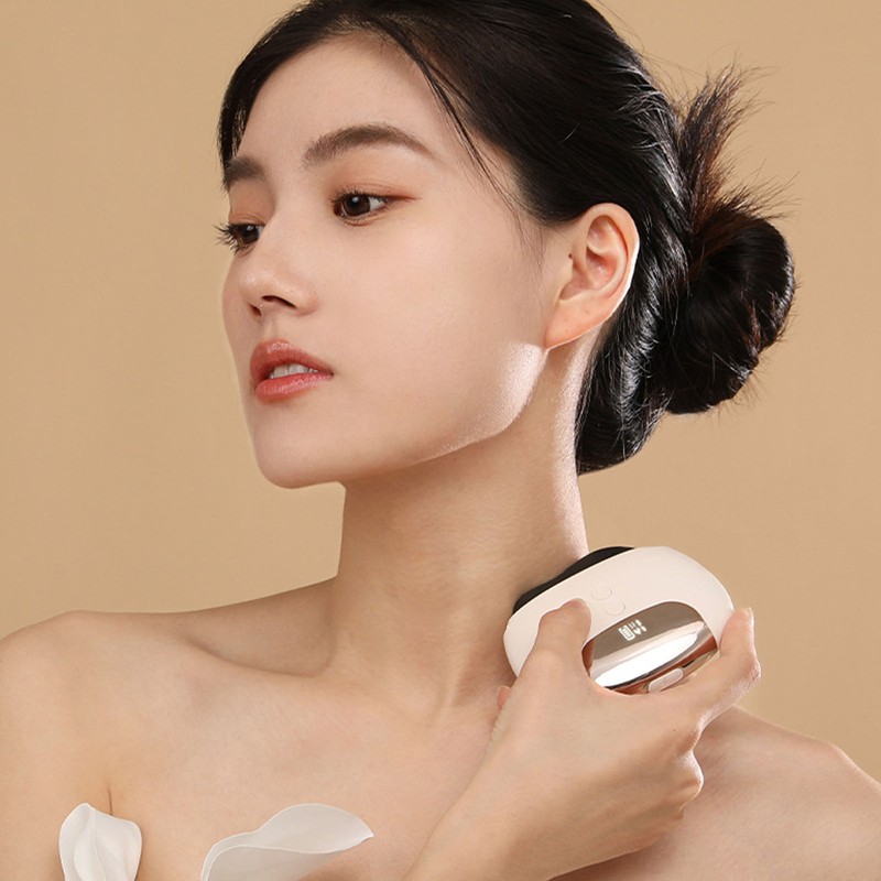 Smart Gua Sha Massager Electric Face Body Scraper Red Light