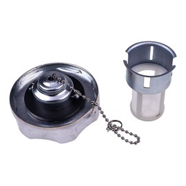 IEQFUE Gas Fuel Tank Cap 17620-Z4H-010 w/Chain & Filter 17620-Z4H-900 Compatible with Honda GX340 GX390 Small Engine