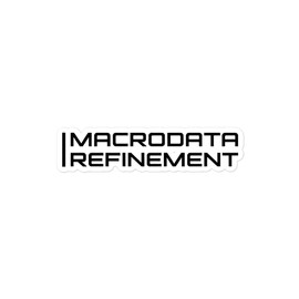Macrodata Refinement Severance Minimalist Design Bubble-Free Stickers