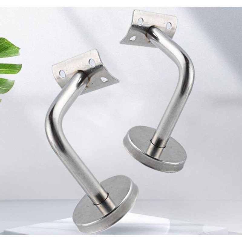 YouYuer 4pcs Handrail Stainless Steel Handrail Support Handrail Support Handrail