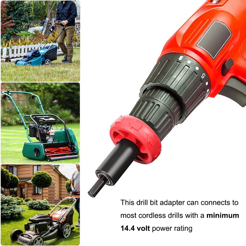 Saipor 2 Pcs Electric Engine Drill Bit Adapter Electric Start