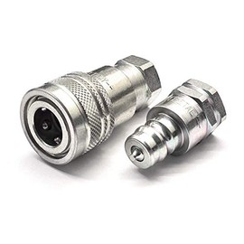 Hydraulic ISO A Quick Release Coupling 1/4" BSP Thread Set