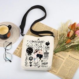 WSNANG Korean Group Member Crossbody Bag Stay Fan Shoulder Bag Stay Fandom Gifts Music Lover Gifts (world CB)