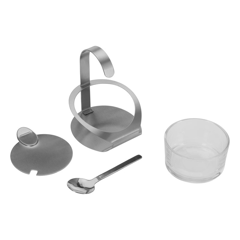 Westmark 65112260 Silver Glass Sugar/Parmesan Pot 13 x 12.4 mm