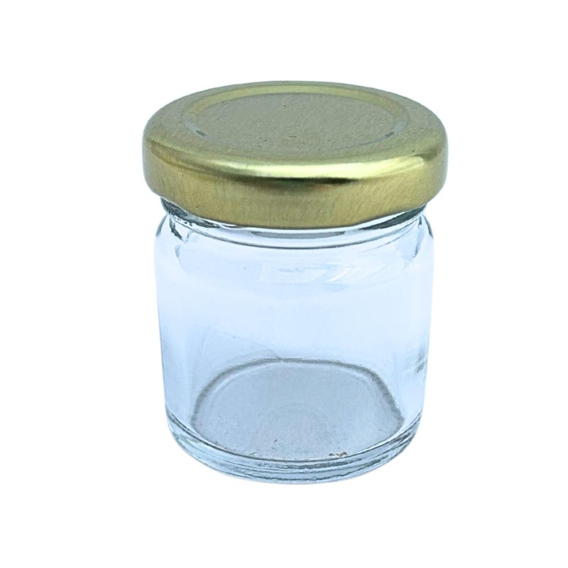 Bramley & Sage 43mm Gold Twist-off Replacement Jam Jar Lids