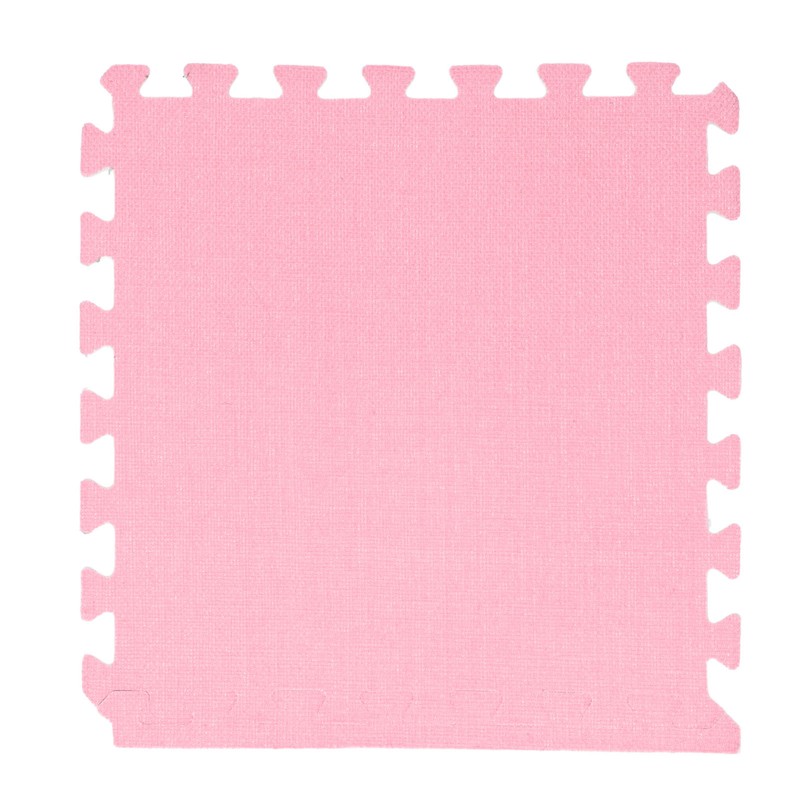 Cotton Linen Interlocking Mat Thicken Soundproofing Cuttable Patchwork Puzzle Foam