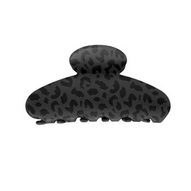 Claw Clip,Non‑Slip Design for Thin & Thick Hair,Cute Fashion Hair Accessories for Women & Girls(Black - Leopard print)