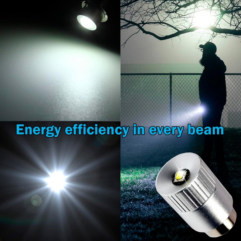 HQRP Ultra Bright 300Lm High Power 3W LED Conversion Upgrade