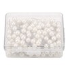 200PCS Pearl Push Pins, Round Ball Plastic Pushpin Marking Thumbtack