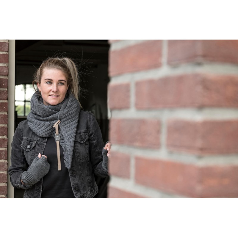 Knit Factory Cleo Hand Warmers - gray