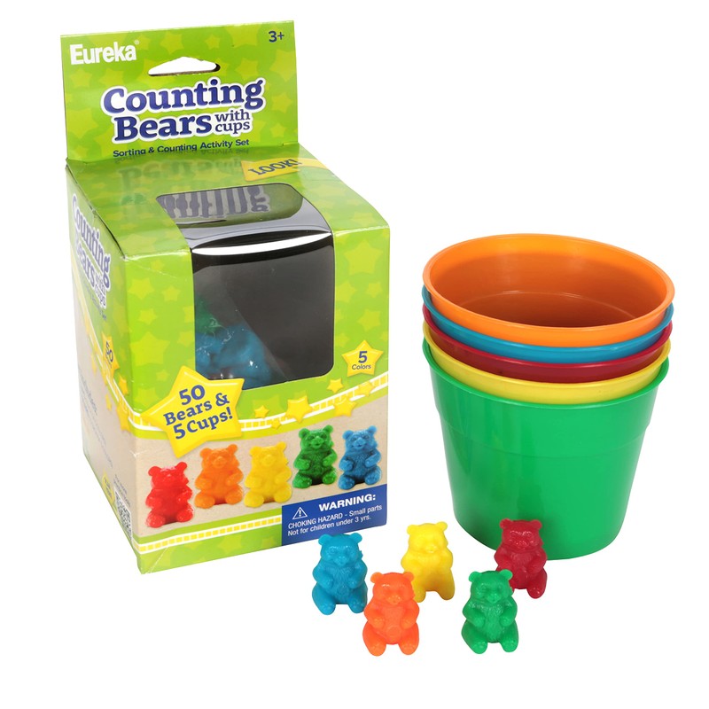 50 Counting Bears with 5 Cups