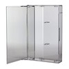 Oval Multimedia Cassette Tape Storage Standard Plastic Case 1 Clear
