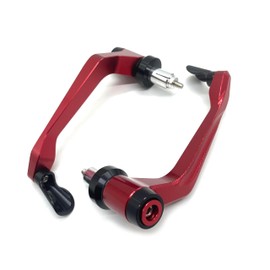 Motokano WR250 GSX250R GSR250 V-Strom 250 Knuckle Guard Grip Guard Aluminum Anodized Paint Hand Guard Red