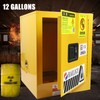 ZHFEISY 12 Gallon Safety Cabinet, Steel Safety Storage Cabinet for