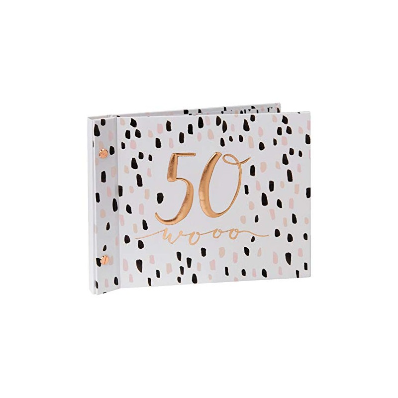 Luxe Birthday Guest Book With Photo Album by Hotchpotch -