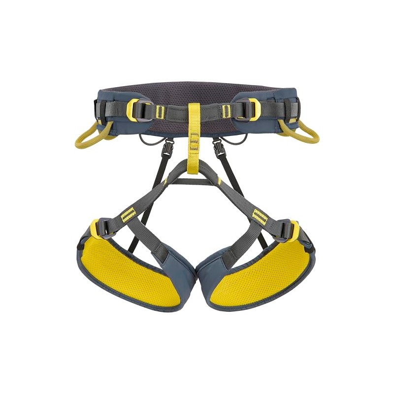Climbing Technology Wall Climbing Harness, Anthracite-Mustarrd, M-L, Antrax/Senape