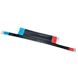 BestAccess Golf Cart EZGO TXT Battery Cables for TXT 1994-2023 36V/48V 4 Gauge Pure Copper AC/DC Wiring Battery Cable 7CS as Set