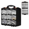 ValueMax Small Parts Organizer Box, Double-Sided Tool Box with 18