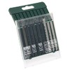 Bosch 2607019460 10-Piece Saw Blade Box, Wood/Metal/Plastic (U-Shank), Silver