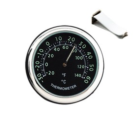 idain Car Dashboard Thermometer - Mini Vehicle Thermometer Decoration Air Vent Cilp