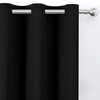 LEMOMO Blackout Curtains 52 x 84 inch Black Curtains Set