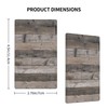 Gray Rustic Wood Blank Wall Plate 1 Gang Switch Plate